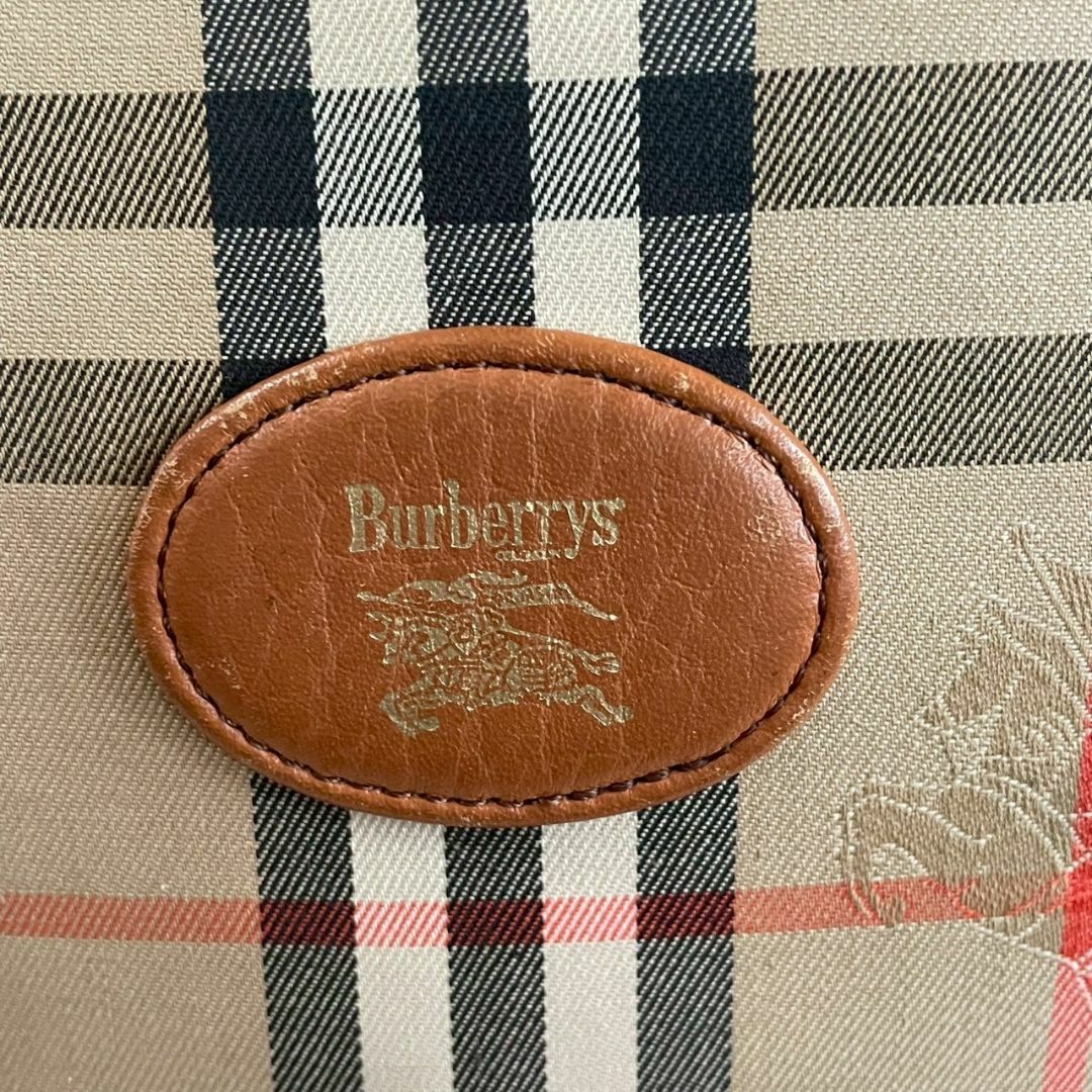 BURBERRY - 【稀少デザイン/美品】 バーバリー ハンドバッグ BURBERRY - 【稀少デザイン/美品】 バーバリー ハンドバッグ