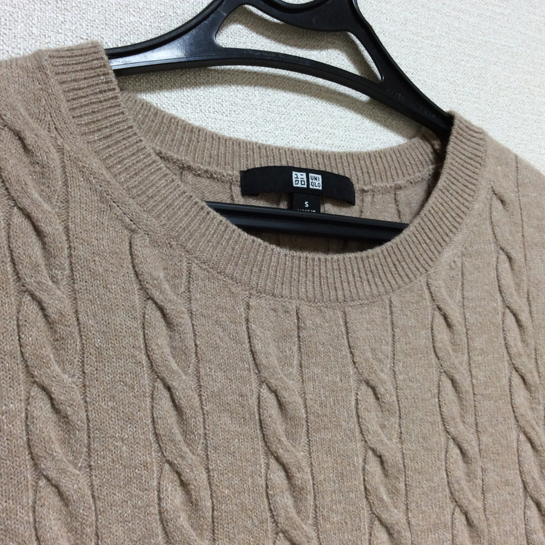 UNIQLO(ユニクロ)のUNIQLO  ユニクロ  ケーブルクルーネックセーター レディースのトップス(ニット/セーター)の商品写真
