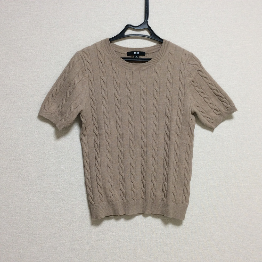 UNIQLO(ユニクロ)のUNIQLO  ユニクロ  ケーブルクルーネックセーター レディースのトップス(ニット/セーター)の商品写真