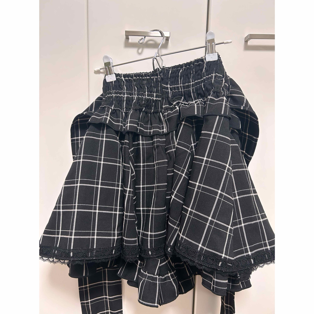 LIZ LISA - LIZLISA レースアップサスペンダー付スカパンの通販 LIZ LISA - LIZLISA レースアップサスペンダー付スカパンの通販