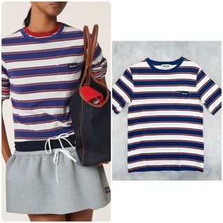 MIU MIU - miumiu 入手困難 完売品 定価10万 ロゴTシャツの通販 MIU MIU - miumiu 入手困難 完売品 定価10万 ロゴTシャツの通販