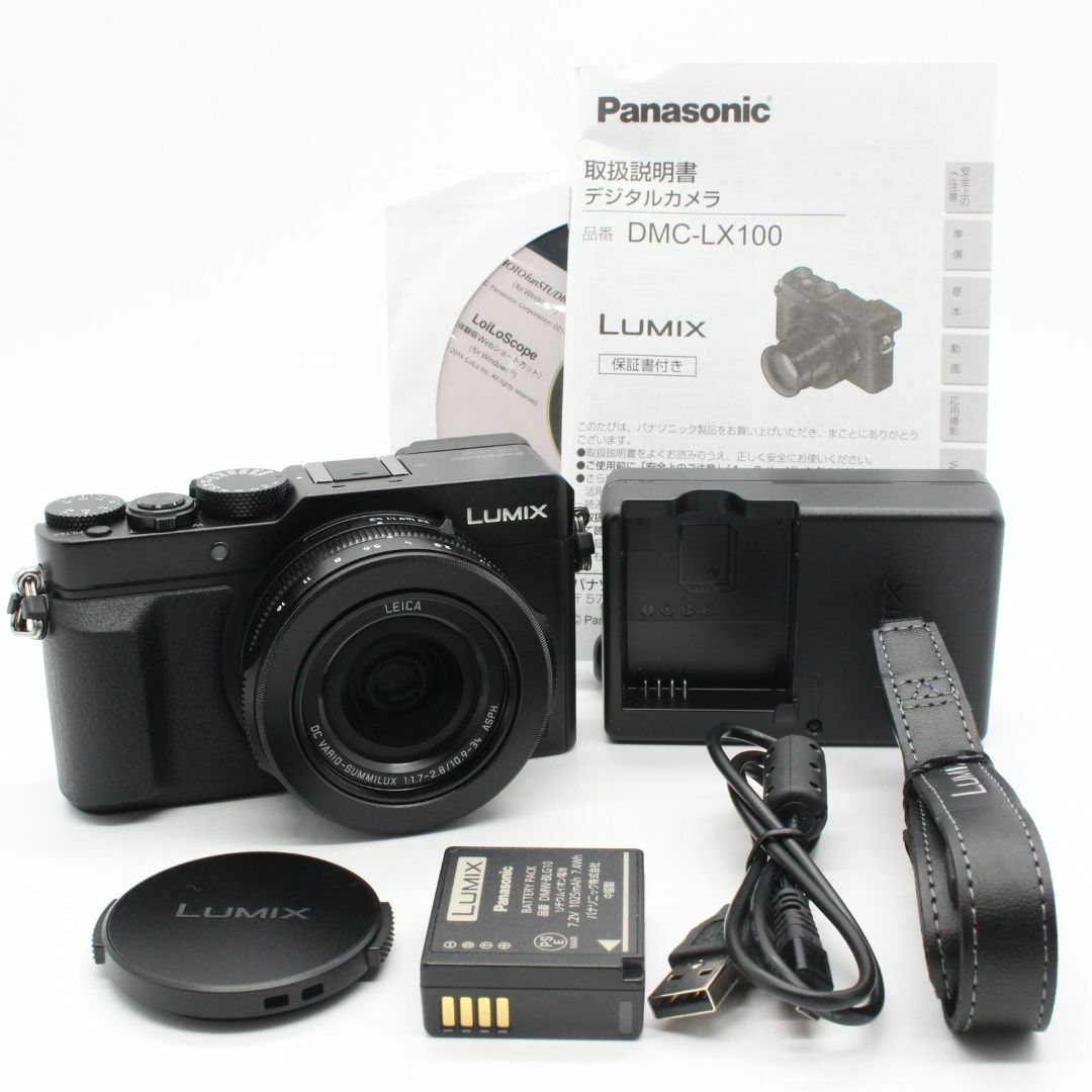☆極上品☆Panasonic LUMIX DMC-LX100-K ブラックの通販 by ☆極上品☆Panasonic LUMIX DMC-LX100-K ブラックの通販 by