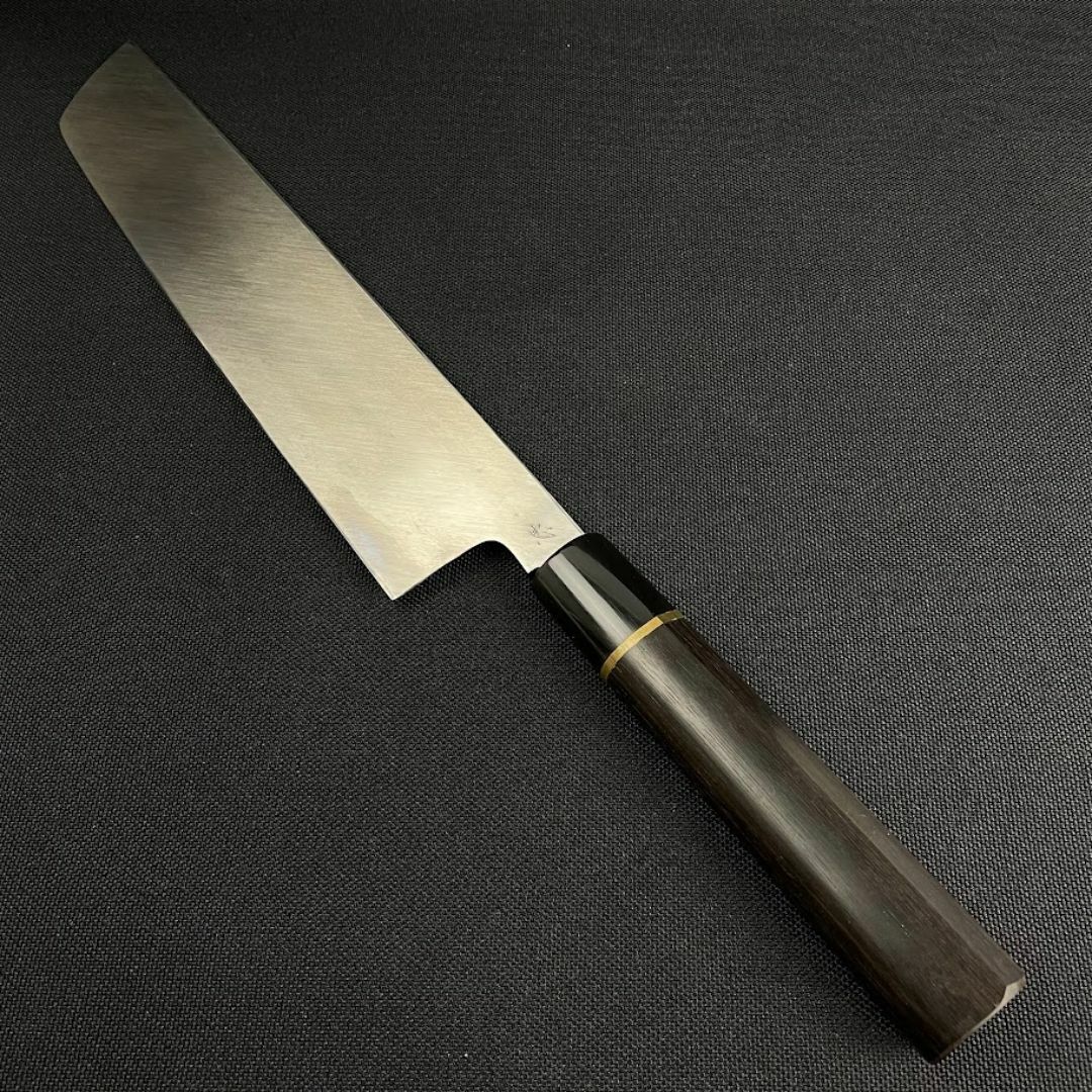 ほぼ未使用○丸越産業 鱧切り包丁○ 本焼き 鏡面仕上げ 黒檀柄 ほぼ未使用○丸越産業 鱧切り包丁○ 本焼き 鏡面仕上げ 黒檀柄