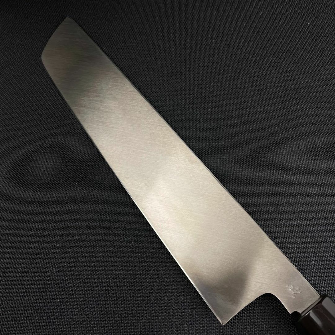 ほぼ未使用○丸越産業 鱧切り包丁○ 本焼き 鏡面仕上げ 黒檀柄 ほぼ未使用○丸越産業 鱧切り包丁○ 本焼き 鏡面仕上げ 黒檀柄