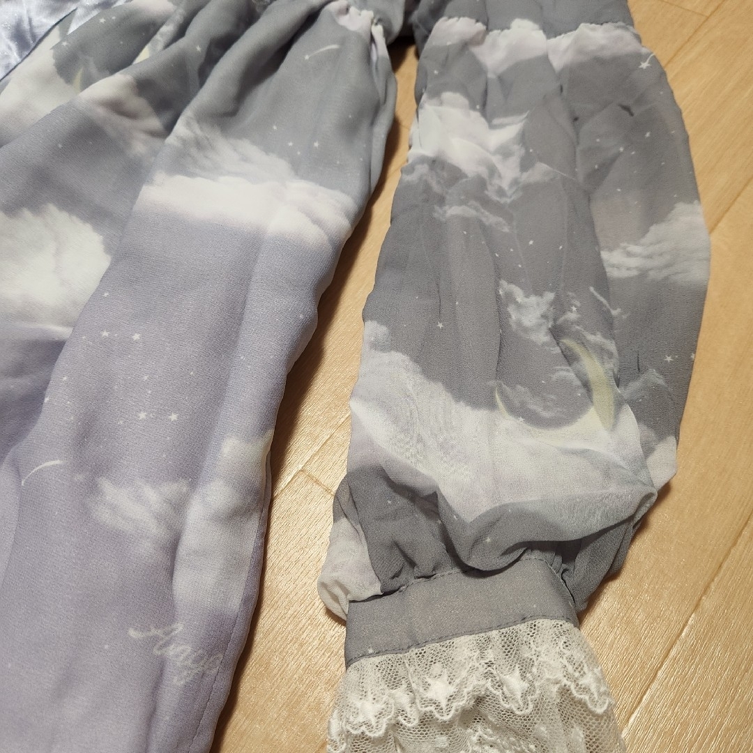 Angelic Pretty - 2点セット♡Misty Sky♡ワンピース&クリップ Angelic Pretty - 2点セット♡Misty Sky♡ワンピース&クリップ