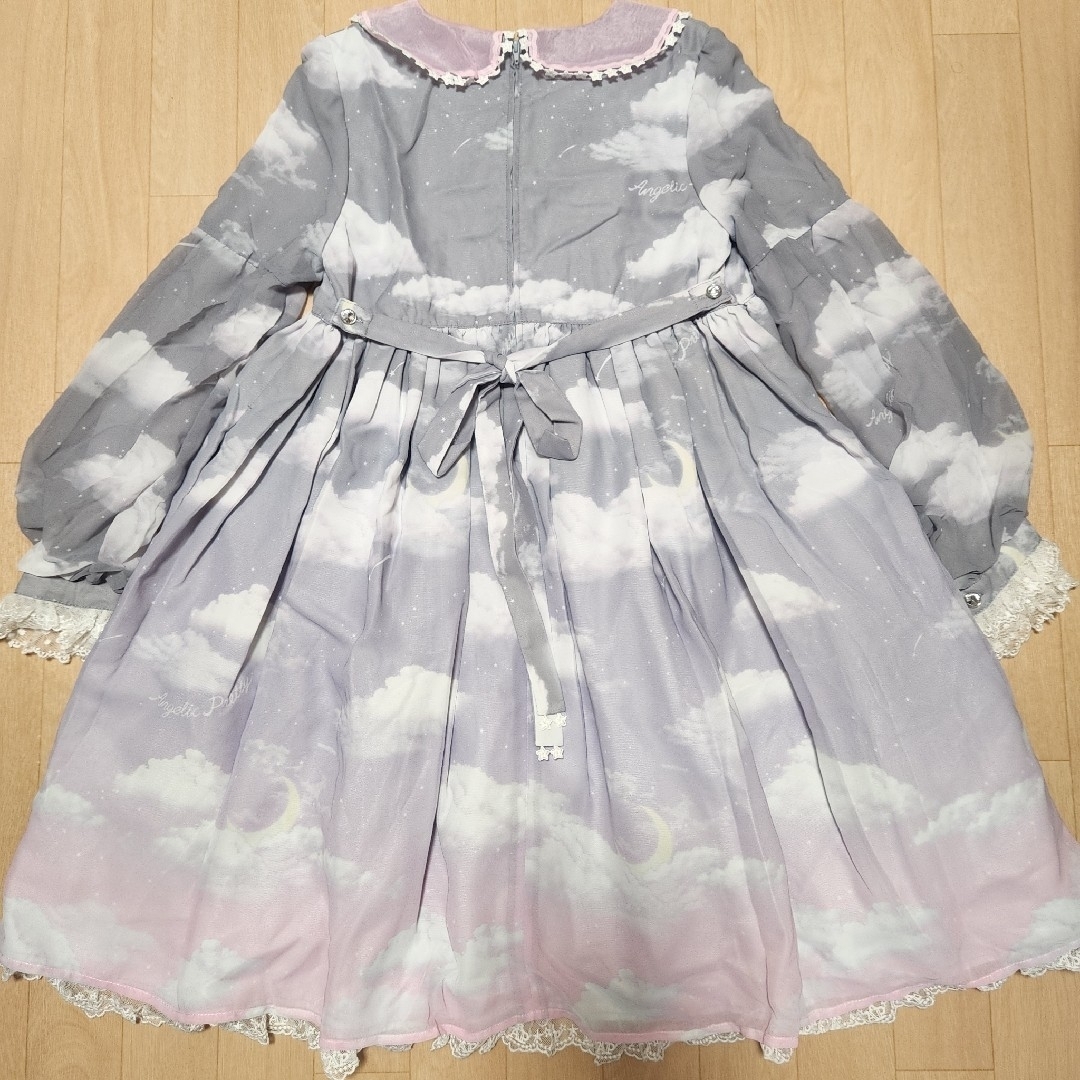 Angelic Pretty - 2点セット♡Misty Sky♡ワンピース&クリップ Angelic Pretty - 2点セット♡Misty Sky♡ワンピース&クリップ