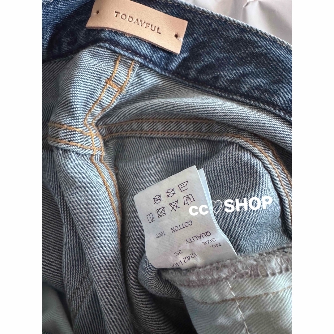 TODAYFUL - TODAYFUL Cary's Denim デニム ブルー 25の通販 by TODAYFUL - TODAYFUL Cary's Denim デニム ブルー 25の通販 by