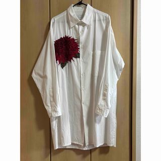 ヨウジヤマモトプールオム(Yohji Yamamoto POUR HOMME)のyohji yamamoto pour homme ダリア刺繍ブラウス(シャツ)