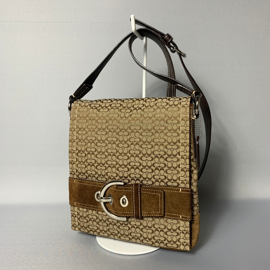COACH - 2502-206｜コーチ ミニシグネチャー ショルダーバッグ ブラウン