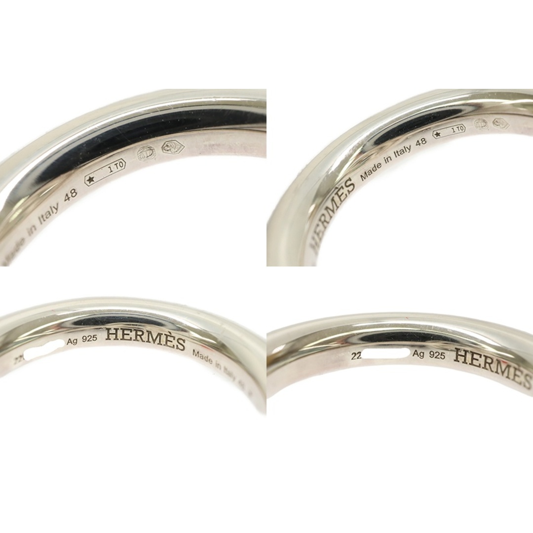 HERMES - HERMES エルメス Ag925 シルバー SILVER リング HERMES - HERMES エルメス Ag925 シルバー SILVER リング