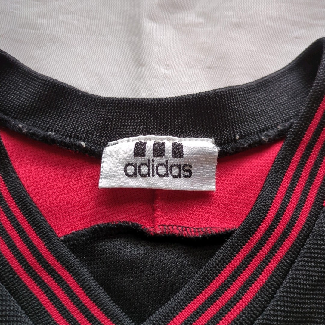 adidas - 80sアディダスゲームシャツトレフォイル両面刺繍バイ adidas - 80sアディダスゲームシャツトレフォイル両面刺繍バイ