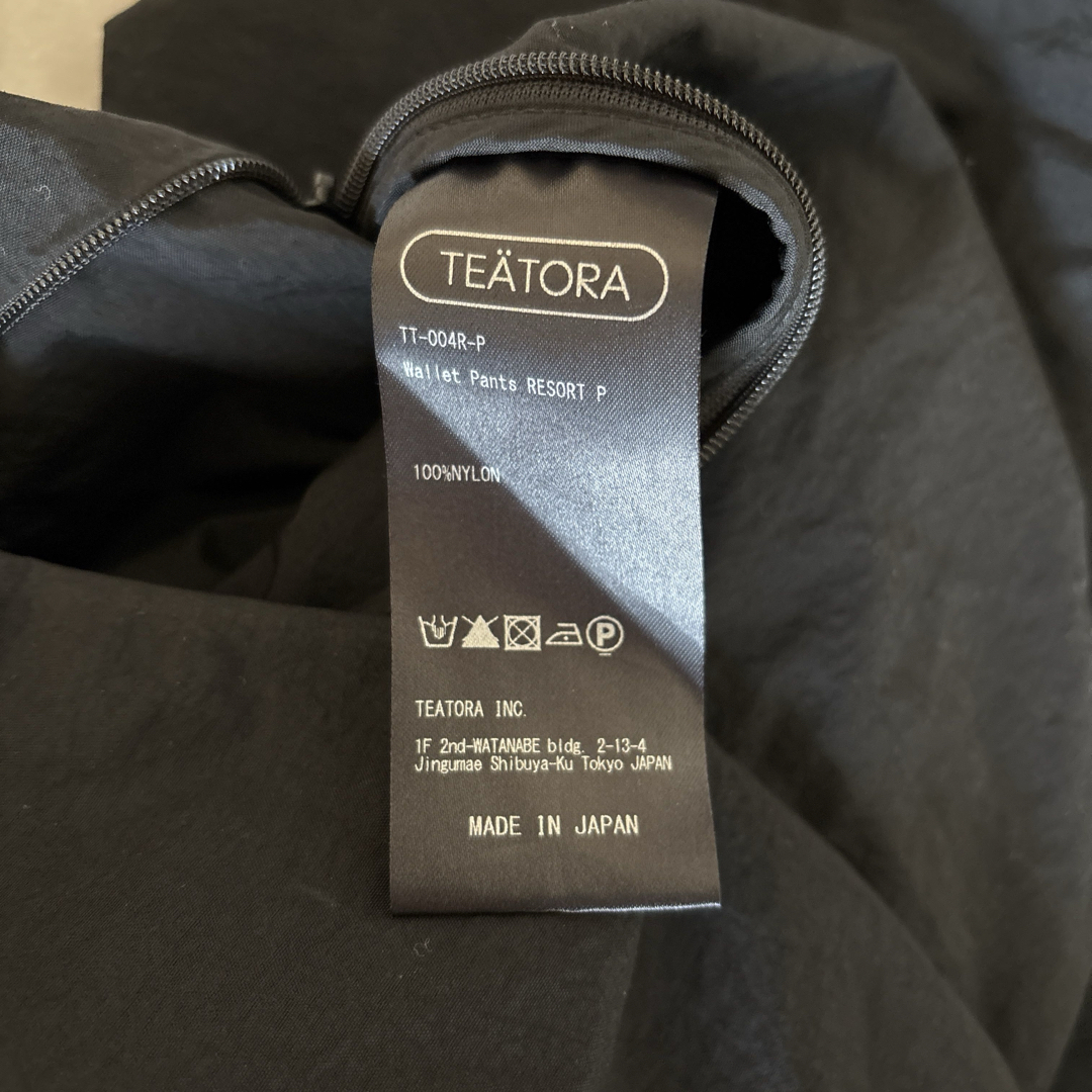 TEATORA - teatora WALLET PANTS RESORT - P #BLACKの通販 by TEATORA - teatora WALLET PANTS RESORT - P #BLACKの通販 by