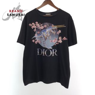 Dior - ディオール 033J625I0554 ショーンロゴパッチTシャツ Dior - ディオール 033J625I0554 ショーンロゴパッチTシャツ