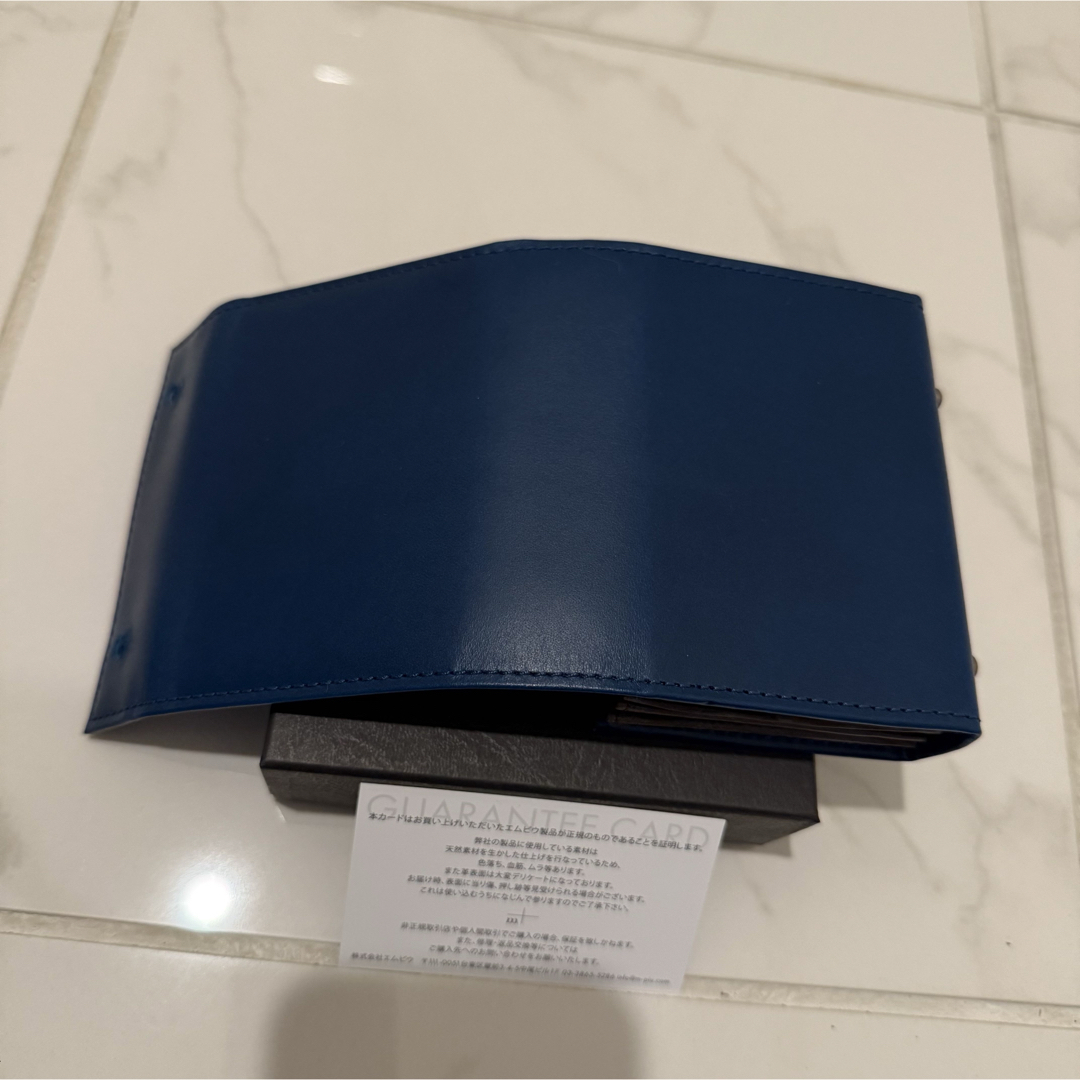 m+ - ブルー blue【新品】エムピウ ミッレフォッリエ2 P30 折り m+ - ブルー blue【新品】エムピウ ミッレフォッリエ2 P30 折り