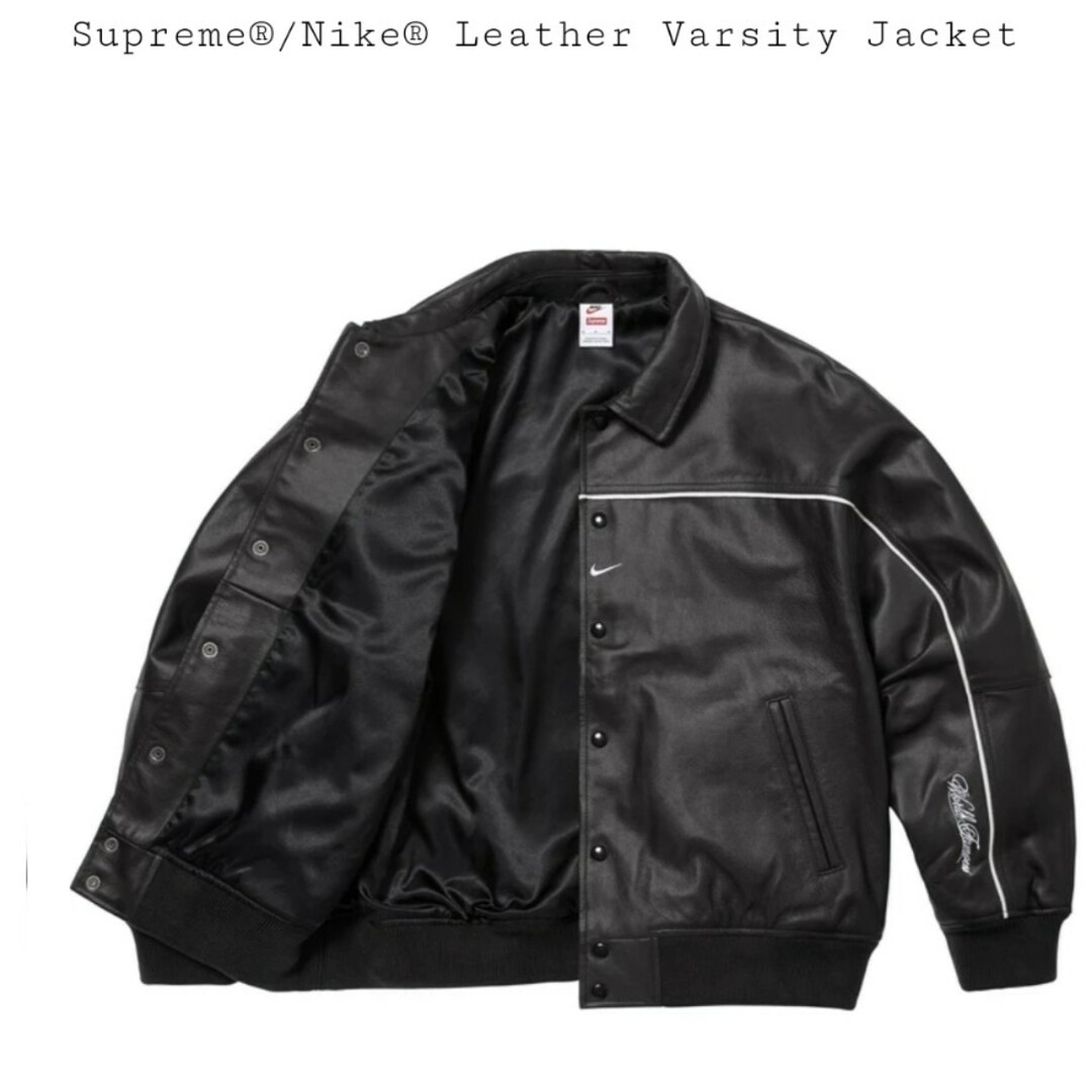 Supreme - Supreme Nike Leather Varsity Jacketの通販 by Supreme - Supreme Nike Leather Varsity Jacketの通販 by