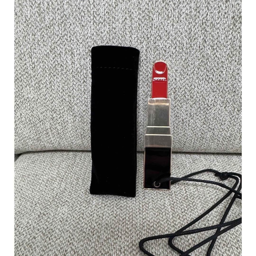 CHANEL - CHANEL ルージュココ リップ ミラー 鏡 ネックレス の CHANEL - CHANEL ルージュココ リップ ミラー 鏡 ネックレス の