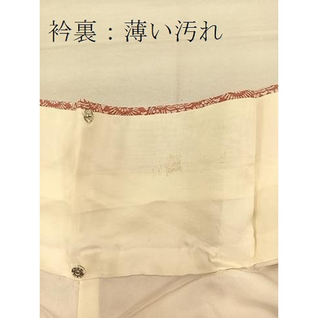 平和屋着物□上質な小紋 型染め 切嵌花文 鬼しぼ縮緬 正絹 逸品 平和屋着物□上質な小紋 型染め 切嵌花文 鬼しぼ縮緬 正絹 逸品