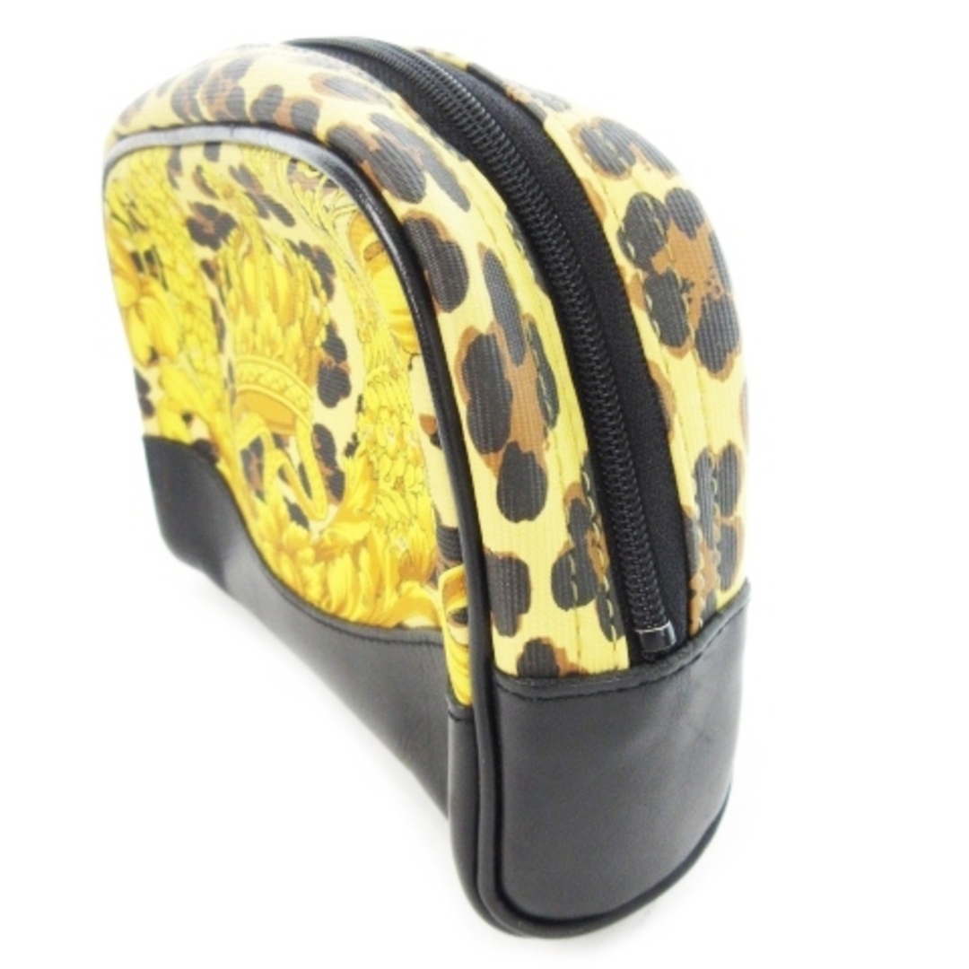 VERSACE - ヴェルサーチ ヴェルサーチェ ポーチ PVC レザー VERSACE - ヴェルサーチ ヴェルサーチェ ポーチ PVC レザー