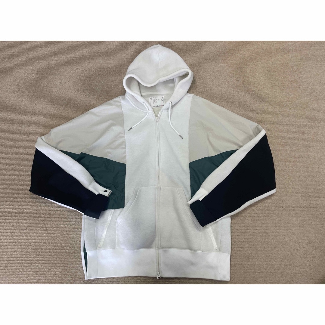 sacai - sacai サカイ Sponge Sweat Hoodie スポンジパーカーの sacai - sacai サカイ Sponge Sweat Hoodie スポンジパーカーの