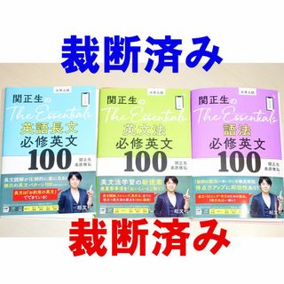 【裁断済】関正生のThe Essentials 長文・英文法・語法 ３冊セット(語学/参考書)