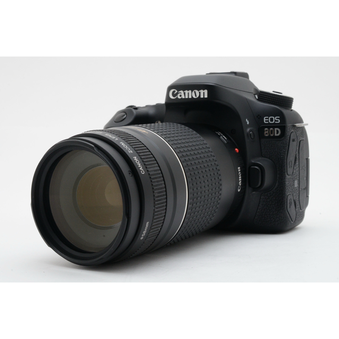 Canon - Canon EOS 80D望遠レンズセット/ Canon 75-300mmの通販 Canon - Canon EOS 80D望遠レンズセット/ Canon 75-300mmの通販