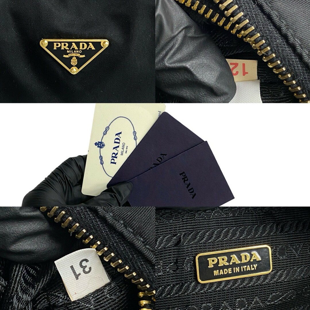 PRADA - 極 美品 希少品 PRADA プラダ 三角ロゴ 金具 ナイロン PRADA - 極 美品 希少品 PRADA プラダ 三角ロゴ 金具 ナイロン