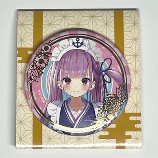 hololive - 湊あくあ 箔押し缶バッジ 正月衣装ver. 1個 hololive - 湊あくあ 箔押し缶バッジ 正月衣装ver. 1個