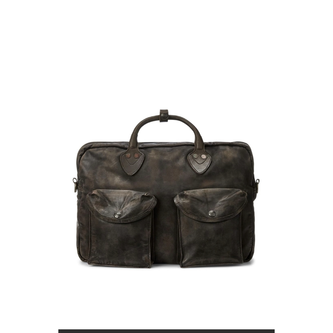 RRL - 新品未使用 RRL ダブルアールエル レザー ブリーフケース RRL - 新品未使用 RRL ダブルアールエル レザー ブリーフケース