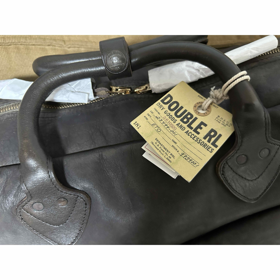 RRL - 新品未使用 RRL ダブルアールエル レザー ブリーフケース RRL - 新品未使用 RRL ダブルアールエル レザー ブリーフケース