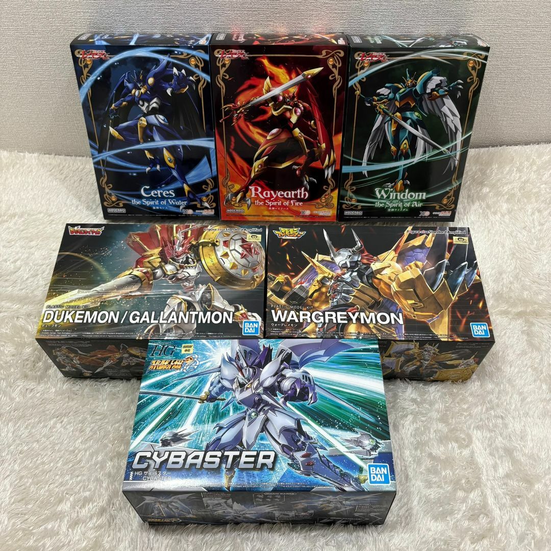 BANDAI - モデロイド サイバスター ウォーグレイモン デュークモン プラモデル まとめ売り