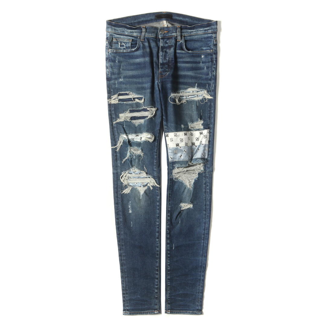 AMIRI - AMIRI アミリ パンツ サイズ:33 / ダメージ加工 パッチ AMIRI - AMIRI アミリ パンツ サイズ:33 / ダメージ加工 パッチ