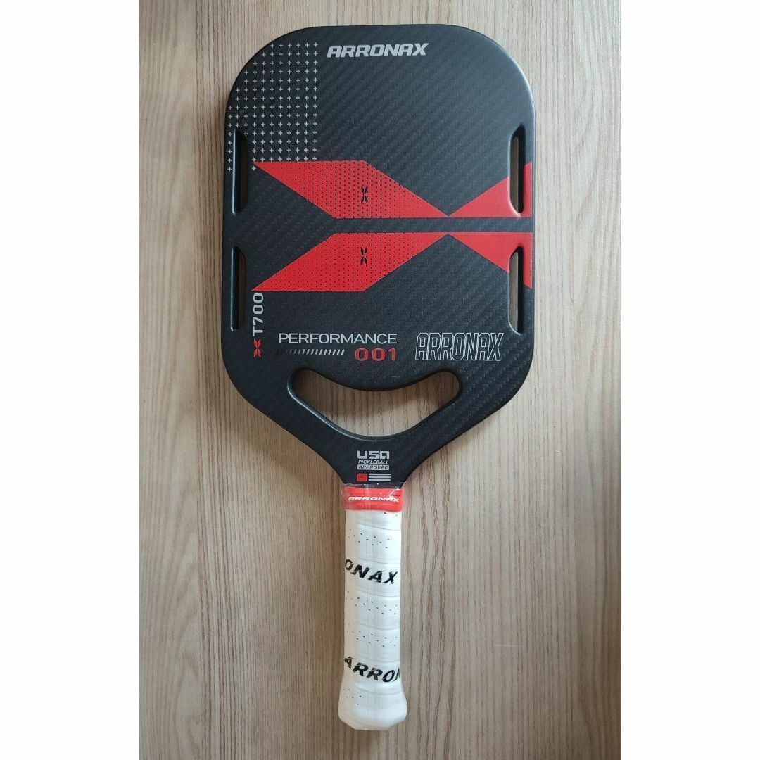 ピックルボール パドル ARRONAX 3Kカーボンファイバー 刃 赤いの ピックルボール パドル ARRONAX 3Kカーボンファイバー 刃 赤いの