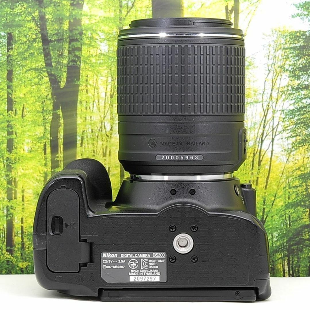 Nikon - WiFi機能付☆Nikon D5300+200㎜望遠レンズ☆スポーツ Nikon - WiFi機能付☆Nikon D5300+200㎜望遠レンズ☆スポーツ