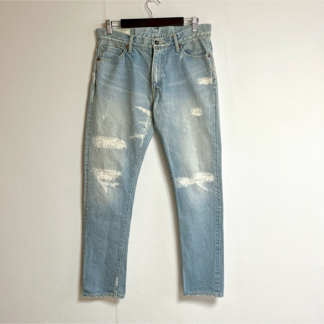 SEVESKIG - 美品 SEVESKIG /セヴシグ クラッシュリペア加工 SEVESKIG - 美品 SEVESKIG /セヴシグ クラッシュリペア加工