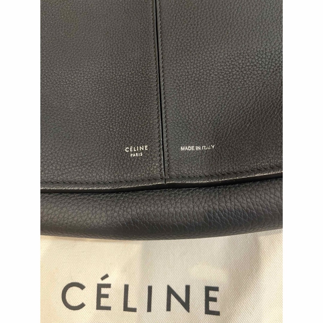 CELINE - CELINE セリーヌ トリフォルド 黒 バッグ フィービー CELINE - CELINE セリーヌ トリフォルド 黒 バッグ フィービー