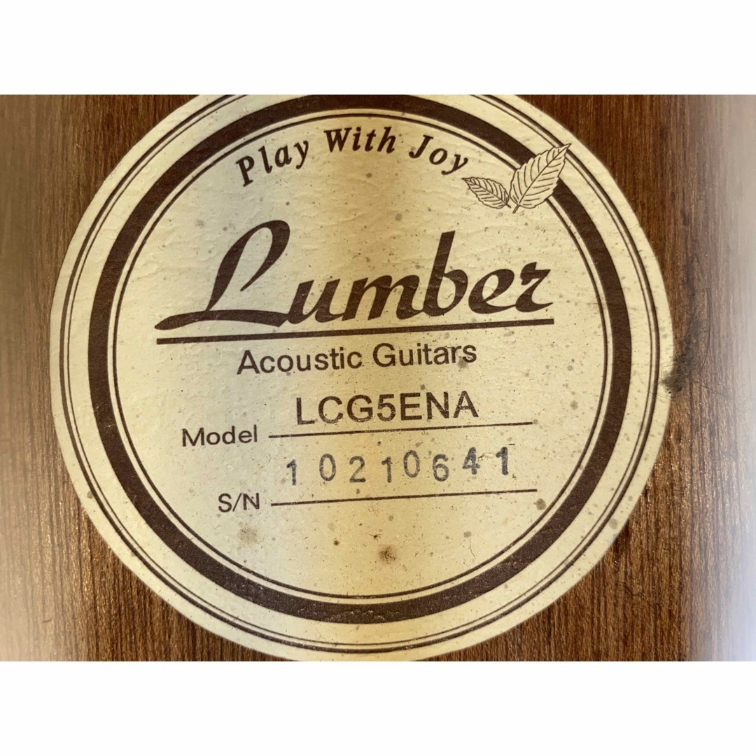 Lumber エレアコギター LCG5ENA 動作品 良品1931-03-2の通販 by Lumber エレアコギター LCG5ENA 動作品 良品1931-03-2の通販 by