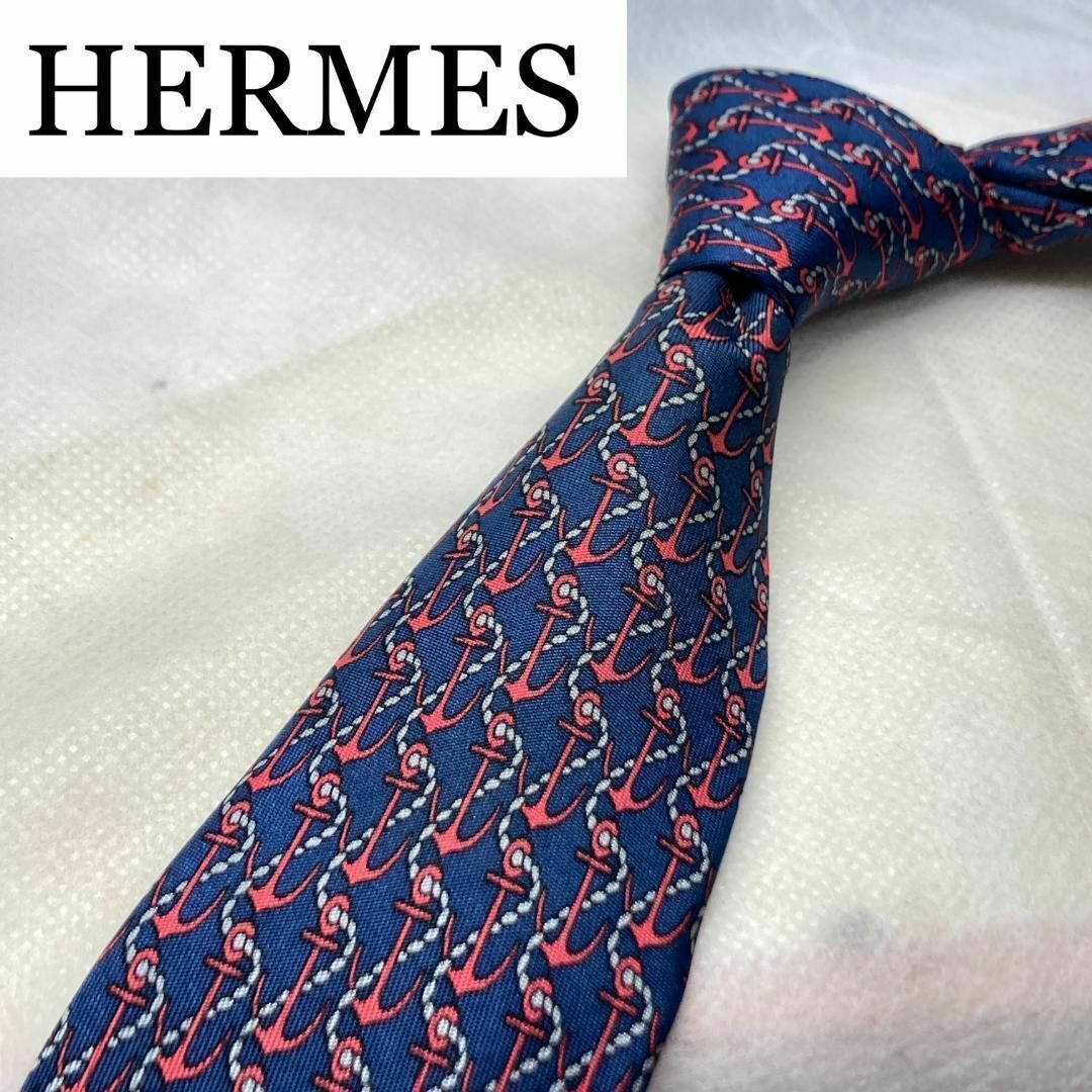 HERMES - ☆HERMES エルメス☆ブランド ネクタイ シルク HERMES - ☆HERMES エルメス☆ブランド ネクタイ シルク