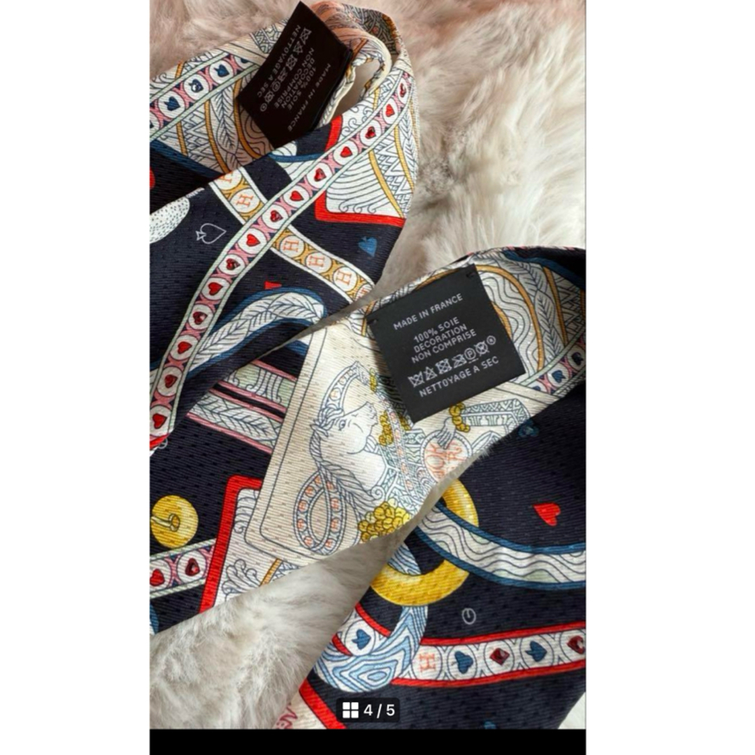 HERMES - エルメス HERMES ビジュー付ツイ リー トランプの通販 HERMES - エルメス HERMES ビジュー付ツイ リー トランプの通販