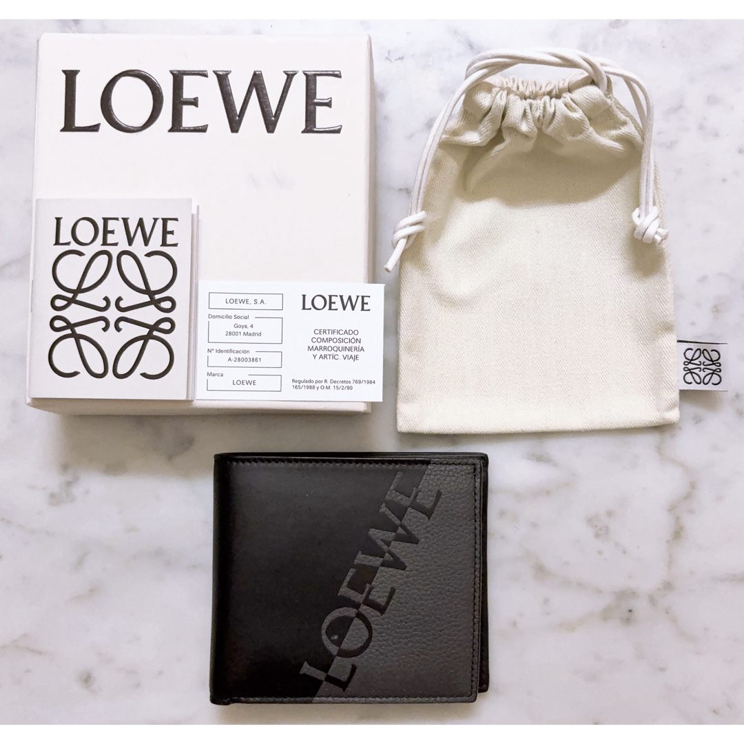 LOEWE - LOEWEロエベ メンズ バイカラー 2つ折り財布♪の通販 by LOEWE - LOEWEロエベ メンズ バイカラー 2つ折り財布♪の通販 by