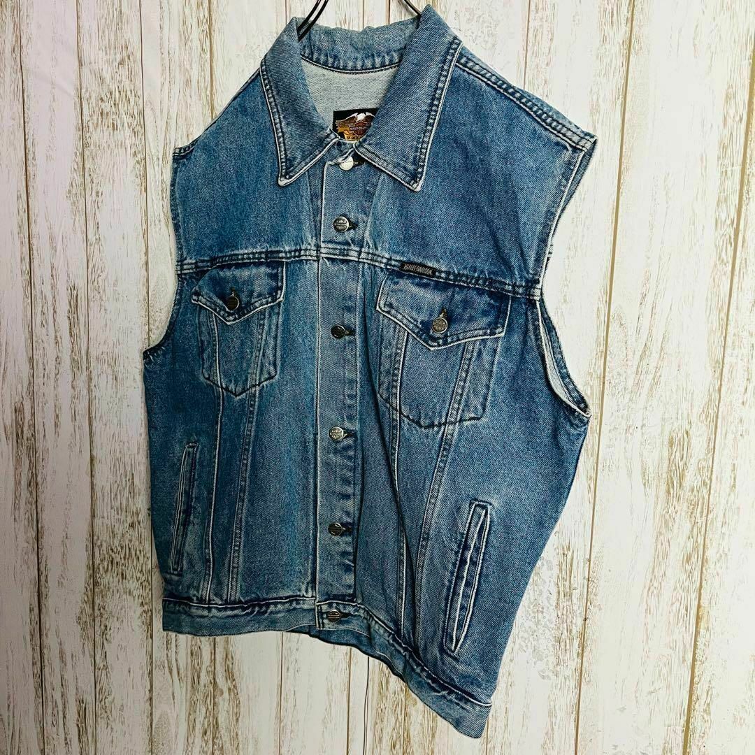 Harley Davidson - 【定番デザイン】ハーレーダビッドソン☆刺繍 Harley Davidson - 【定番デザイン】ハーレーダビッドソン☆刺繍