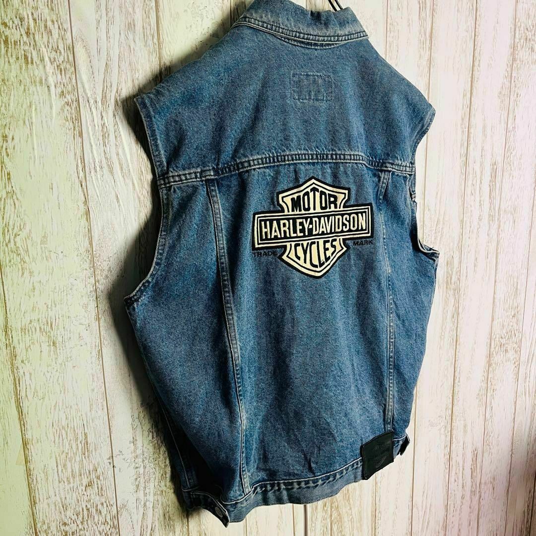 Harley Davidson - 【定番デザイン】ハーレーダビッドソン☆刺繍 Harley Davidson - 【定番デザイン】ハーレーダビッドソン☆刺繍
