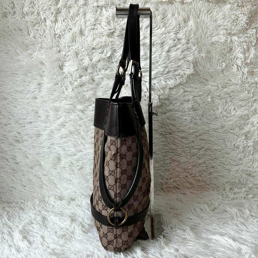 GUCCI - ◎良品◎GUCCI GGキャンバス レザー トートバッグ GUCCI - ◎良品◎GUCCI GGキャンバス レザー トートバッグ