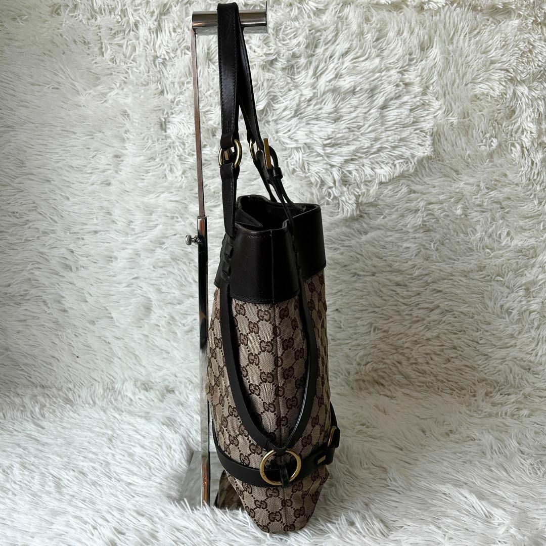 GUCCI - ◎良品◎GUCCI GGキャンバス レザー トートバッグ GUCCI - ◎良品◎GUCCI GGキャンバス レザー トートバッグ