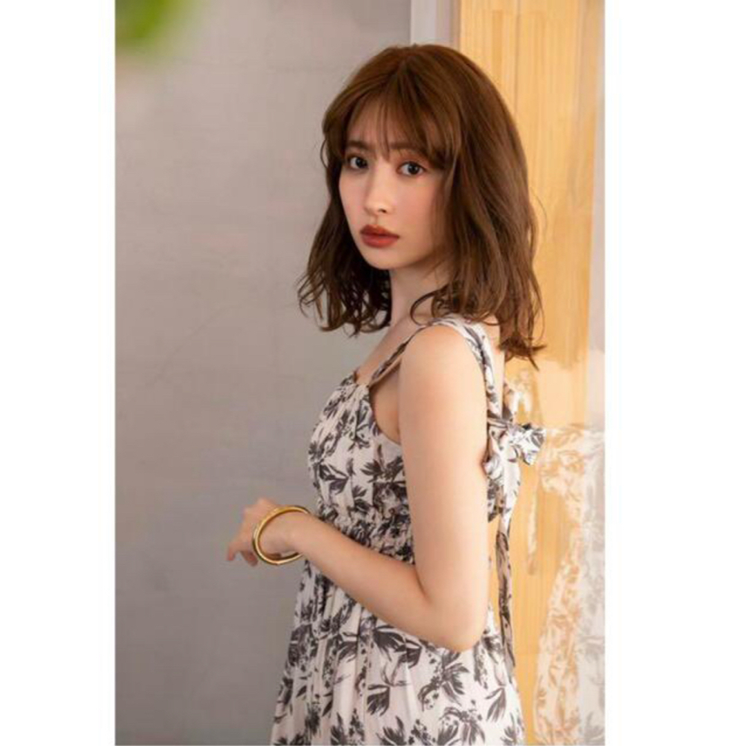 Her lip to - 美品herlipto Back Ribbon Floral Long Dressの Her lip to - 美品herlipto Back Ribbon Floral Long Dressの