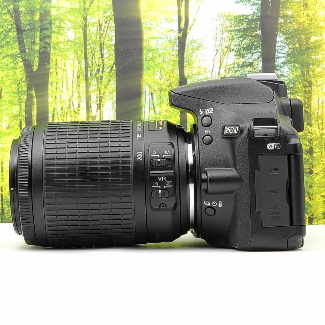 Nikon - スマホ転送機能付☆Nikon D5500望遠セット☆液晶タッチ Nikon - スマホ転送機能付☆Nikon D5500望遠セット☆液晶タッチ