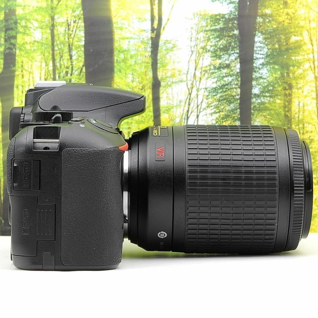 Nikon - スマホ転送機能付☆Nikon D5500望遠セット☆液晶タッチ Nikon - スマホ転送機能付☆Nikon D5500望遠セット☆液晶タッチ