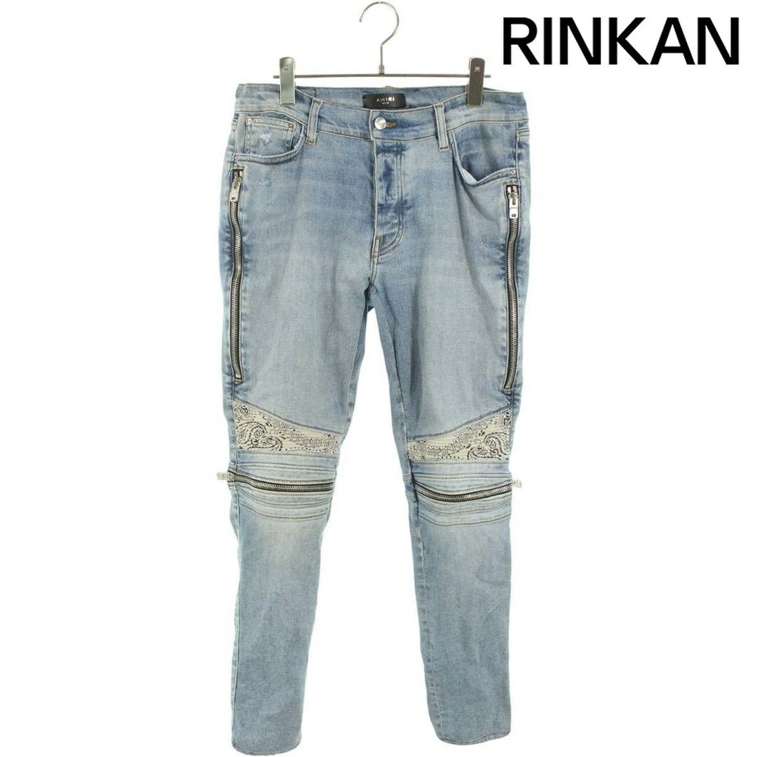 AMIRI - アミリ バンダナクラッシュ加工デニムパンツ メンズ 34 AMIRI - アミリ バンダナクラッシュ加工デニムパンツ メンズ 34