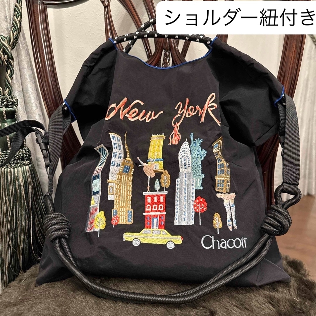 CHACOTT - 新品 Ball&Chain チャコット ニューヨーク M ブラック CHACOTT - 新品 Ball&Chain チャコット ニューヨーク M ブラック