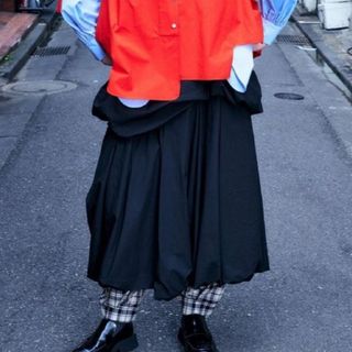 ENFOLD - ENFOLD SOLID WAVE TUCK SKIRTエンフォルドの通販 by ENFOLD - ENFOLD SOLID WAVE TUCK SKIRTエンフォルドの通販 by