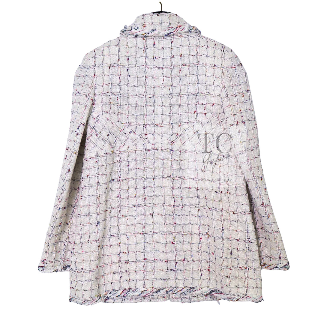 CHANEL - シャネル ジャケット 124万 CHANEL ホワイト ミックス CHANEL - シャネル ジャケット 124万 CHANEL ホワイト ミックス